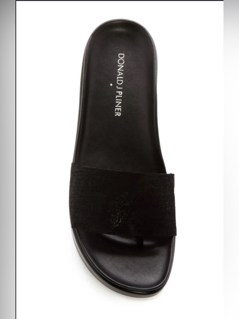 Donald J. Pliner Black Women's Slide Sandal